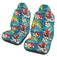 thumbnail image 1 of Yiaed Japanese Koi Print Car Seat Covers,Universal Auto Seats Protector Fits for Car,SUV Sedan,Truck,Automotive Seat Covers & Accessories(Two packs), 1 of 7