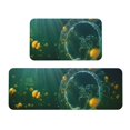 thumbnail image 1 of Yiaed Jelly Fish Kitchen Rugs Sets of 2 Kitchen Mats Cushioned Anti Fatigue Kitchen Rug Tapetes Para Cocina for Sink,Laundry Room, 1 of 6
