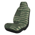 thumbnail image 1 of Yiaed Jungle Green Camo USA Flag Print Car Seat Covers,Universal Auto Seats Protector Fits for Car,SUV Sedan,Truck,Automotive Seat Covers & Accessories-1, 1 of 9