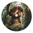 thumbnail image 1 of Yiaed Jungle Hat Bear Print Christmas Tree Skirt , Tree SkirtsTree Mat for Christmas Winter Holiday Indoor Decorations-48", 1 of 7