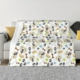thumbnail image 1 of Yiaed Labrador Retriever Dog Print Blanket Throw Blanket Soft Cozy Flannel Blanket for Home Bed Sofa Couch Chair-60"x50", 1 of 6