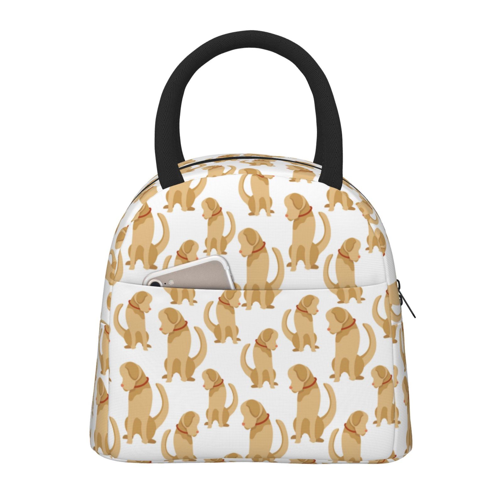 Yiaed Labrador Retriever Dog Print Lunch Bag Adult Insulated Lunch Box ...