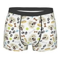 thumbnail image 1 of Yiaed Labrador Retriever Dog Print Men's Soft Cotton Boxer Shorts Breathable Boxers Underwear Moisture-Wicking Underwear Stretch Boxer Briefs for Man-Medium, 1 of 5