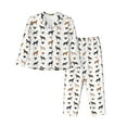 thumbnail image 1 of Yiaed Labrador Retriever Dog Print Pajamas Women's Long Sleeve Sleepwear Soft Button Down Loungewear Pjs Lounge Set Nightwear Womens Pajama Pants-XX-Large, 1 of 7