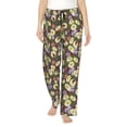 thumbnail image 1 of Yiaed Ladybugs And Flowers On A Wooden Print Womens Lounge Pants, Loose PJ Bottoms, Long Pajama Pants for Women-X-Large, 1 of 6