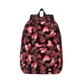 thumbnail image 1 of Yiaed Ladybugs and Red Hearts Print Backpack, Premium Laptop Backpack, Travel Backpack for Women, Lightweight Backpacks, Comfortable Back Pack-Small, 1 of 5