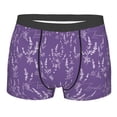 thumbnail image 1 of Yiaed Lavender Flowers Print Men's Soft Cotton Boxer Shorts Breathable Boxers Underwear Moisture-Wicking Underwear Stretch Boxer Briefs for Man-Medium, 1 of 5