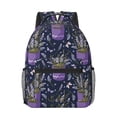 thumbnail image 1 of Yiaed Lavender Flowers Print School Backpack College Backpack Daypacks for Students High School Spacious and Durable Daypack for Work and Travel-One Size, 1 of 6
