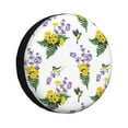 thumbnail image 1 of Yiaed Lavender Flowers Print Tire Wheel Cover, Waterproof Spare Tire Cover Fit for Jeep, Truck,Trailer, RV, SUV, Camper and Most Vehicle-16 inch, 1 of 6