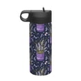 thumbnail image 1 of Yiaed Lavender Flowers Print Water Bottle with Straw Lid, Stainless Steel Double Wall Insulated Water Bottle | Leak-Proof and Spill-Proof Water Bottle, 1 of 8