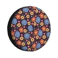 thumbnail image 1 of Yiaed Leaves Flower Print Tire Wheel Cover, Waterproof Spare Tire Cover Fit for Jeep, Truck,Trailer, RV, SUV, Camper and Most Vehicle-14 inch, 1 of 6