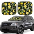thumbnail image 1 of Yiaed Lemon Fruits Flowers Leaves Print Car Front Windshield Sun Shade,Foldable Anti-UV Car Sunshade for Front Window for Most Vehicles-Large, 1 of 5