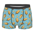 thumbnail image 1 of Yiaed Lemon Ice Cream Print Men's Soft Cotton Boxer Shorts Breathable Boxers Underwear Moisture-Wicking Underwear Stretch Boxer Briefs for Man-Small, 1 of 5