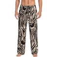 thumbnail image 1 of Yiaed Leopard And Zebra1 Print Men's Lounge Pants, Loose PJ Bottoms, Long Pajama Pants for Men-Medium, 1 of 5