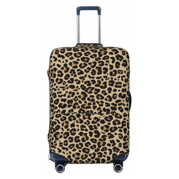Yiaed Leopard Print-1 Print Travel Luggage Cover Suitcase Protector Fits 18-32 Inch Luggage Wheel Covers Patterned Elastic Luggage Anti-scratch(No luggage)-Small