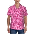 thumbnail image 1 of Yiaed Leopard Print Hawaiian Shirt for Men Short Sleeve Button Down Shirts Beach Shirts for Men-Medium, 1 of 5