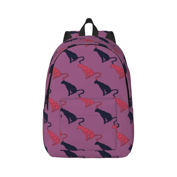 Yiaed Leopard Print Print Backpack, Premium Laptop Backpack, Travel Backpack for Women, Lightweight Backpacks, Comfortable Back Pack-Small