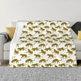 thumbnail image 1 of Yiaed Leopard Print Print Blanket Throw Blanket Soft Cozy Flannel Blanket for Home Bed Sofa Couch Chair-60"x50", 1 of 6