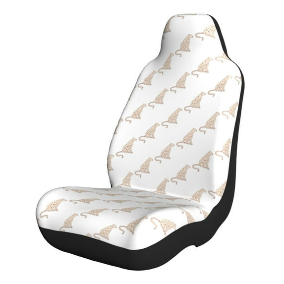 Yiaed Leopard Print Print Car Seat Covers,Universal Auto Seats Protector Fits for Car,SUV Sedan,Truck,Automotive Seat Covers & Accessories-1