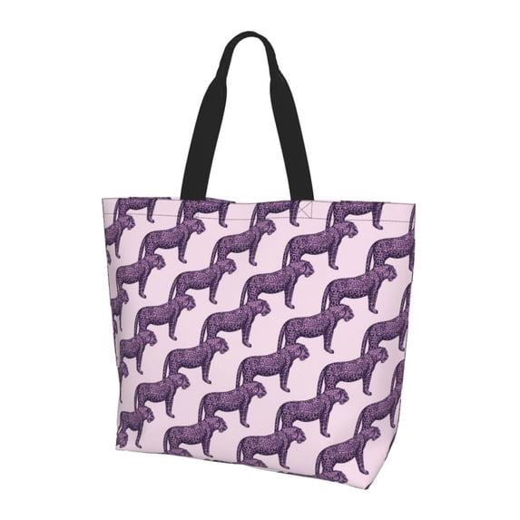 Yiaed Leopard Print Print Handbag for Women Tote Purse Shoulder Bag Large Fashion Hobo Purse Handbag Shopping Tote