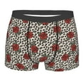 thumbnail image 1 of Yiaed Leopard Print Rose Print Men's Soft Cotton Boxer Shorts Breathable Boxers Underwear Moisture-Wicking Underwear Stretch Boxer Briefs for Man-Large, 1 of 5