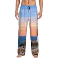 thumbnail image 1 of Yiaed Lighthous1 Print Men's Lounge Pants, Loose PJ Bottoms, Long Pajama Pants for Men-Medium, 1 of 5