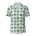 thumbnail image 1 of Yiaed LighthousePrint Men's Short Sleeve Polo Shirt,Golf Polo for Men Three-Button Golf Shirt Athletic Casual Collared T-Shirt- 4X-Large, 1 of 7