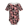 thumbnail image 1 of Yiaed Lilies Flowers Print Infant Climbing Short Sleeve Onesie One-Piece Baby Bodysuit Clothes 0-12 Months -18 Months, 1 of 6