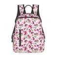 thumbnail image 1 of Yiaed Lilies Flowers Print Lightweight Backpack Travel Backpacks Hiking Daypack for Women Men, 1 of 5