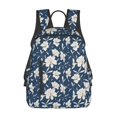 thumbnail image 1 of Yiaed Lilies Flowers Print Lightweight Backpack Travel Backpacks Hiking Daypack for Women Men, 1 of 5