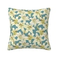 thumbnail image 1 of Yiaed Lilies Flowers Print Pillow Covers Super Soft Decorative Square Throw Pillow Covers Case Cushion Covers for Sofa Couch Bedroom Car Decor（No pillow core）-12"x12", 1 of 7