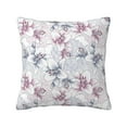 thumbnail image 1 of Yiaed Lilies Flowers Print Pillow Covers Super Soft Decorative Square Throw Pillow Covers Case Cushion Covers for Sofa Couch Bedroom Car Decor（No pillow core）-18"x18", 1 of 7