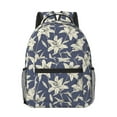 thumbnail image 1 of Yiaed Lilies Flowers Print School Backpack College Backpack Daypacks for Students High School Spacious and Durable Daypack for Work and Travel-One Size, 1 of 6