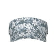 thumbnail image 1 of Yiaed Lilies Flowers Print Sport Sun Visor Hats Adjustable Empty Top Baseball Cap Cotton Ball Caps for Women and Men, 1 of 5