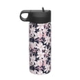 thumbnail image 1 of Yiaed Lilies Flowers Print Water Bottle with Straw Lid, Stainless Steel Double Wall Insulated Water Bottle | Leak-Proof and Spill-Proof Water Bottle, 1 of 8