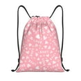 thumbnail image 1 of Yiaed Love Print Drawstring Bags Drawstring Backpack Bulk String Back Pack Gym Sport Bag-Medium, 1 of 5