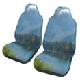 thumbnail image 1 of Yiaed Majestic Deer Mountain Lake Print Car Seat Covers,Universal Auto Seats Protector Fits for Car,SUV Sedan,Truck,Automotive Seat Covers & Accessories(Two packs), 1 of 7