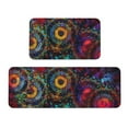 thumbnail image 1 of Yiaed Mandala Colorful Kitchen Rugs Sets of 2 Kitchen Mats Cushioned Anti Fatigue Kitchen Rug Tapetes Para Cocina for Sink,Laundry Room, 1 of 6