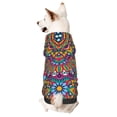 thumbnail image 1 of Yiaed Mandala Print Dog Hoodie Security Pet Dog Costume Pets Dog Hoodie Sweatshirt with Pocket for Small Dogs-X-Small, 1 of 1