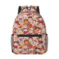 thumbnail image 1 of Yiaed Maneki-Neko Cats Print School Backpack College Backpack Daypacks for Students High School Spacious and Durable Daypack for Work and Travel-One Size, 1 of 6