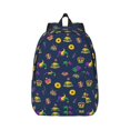thumbnail image 1 of Yiaed Mardi Gras Carnival Print Backpack, Premium Laptop Backpack, Travel Backpack for Women, Lightweight Backpacks, Comfortable Back Pack-Small, 1 of 7