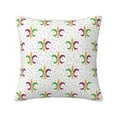 thumbnail image 1 of Yiaed Mardi Gras Carnival1 Print Pillow Covers Super Soft Decorative Square Throw Pillow Covers Case Cushion Covers for Sofa Couch Bedroom Car Decor（No pillow core）-24"x24", 1 of 7