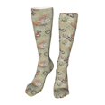 thumbnail image 1 of Yiaed Marine Sailing Badges Print Great elasticity Adult Stockings Sports socks for Men and Women-One Size, 1 of 8