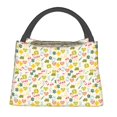 thumbnail image 1 of Yiaed Medical Icons Print Lunch box lunch bag Portable Insulated Lunch Box for Women Men Cooler Tote Bag with Front Pocket for Work Picnic Travel, 1 of 6