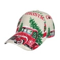 thumbnail image 1 of Yiaed Merry Christmas 1 Print Cap Adjustable Size for Running Workouts and Outdoor Activities All Seasons, 1 of 5