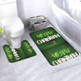 thumbnail image 1 of Yiaed Merry Christmas Print Bathroom Mat Set 2 Pieces Mat Anti-Skid Pad Ultra Soft and Absorbent Bathroom Bath Mat Contour Bath Rugs for Toilet Base, 1 of 6