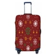 thumbnail image 1 of Yiaed Merry Christmas Print Travel Luggage Cover Suitcase Protector Fits 18-32 Inch Luggage Wheel Covers Patterned Elastic Luggage Anti-scratch（No luggage）-Small, 1 of 5