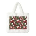 thumbnail image 1 of Yiaed Merry Christmas1 Print Fluffy Shoulder Bag Plush Bags Women Ladies Tote Bag Fluffy White Furry Purse Handbag for Autumn and Winter, 1 of 7