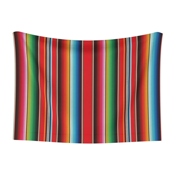 Yiaed Mexican Serape Blanket Stripes Print Dog Blankets-Cat Blanket Washable for Couch Protection,Puppy Blanket, Soft Plush Reversible Throw Furniture Protector-Medium