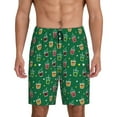 thumbnail image 1 of Yiaed Milk Tea for Men's Soft Sleep Pajama Short Lounging Pajama Shorts-X-Large, 1 of 8